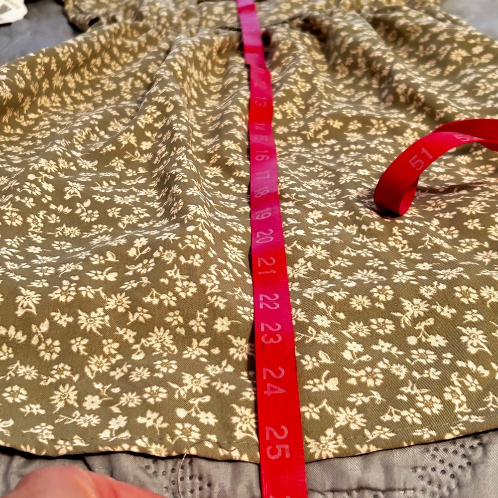 NWT altar’d state Floral Mini Dress, XS, Ivory and Sage - Picture 11 of 11